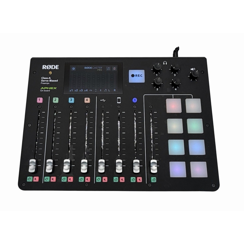 Rode Rodecaster Pro Podcast Production Studio All In One Mic Headset Manual - Picture 2 of 16